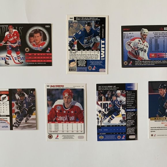 Washington Capitals Vintage NHL Hockey Cards - Lot of 21 w/ Bondra, Gonchar - Picture 7 of 7